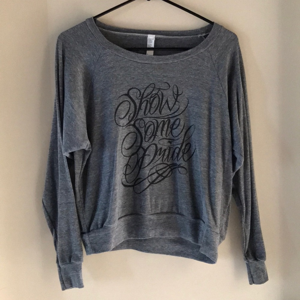 Show Some Pride American Apparel Longsleeve